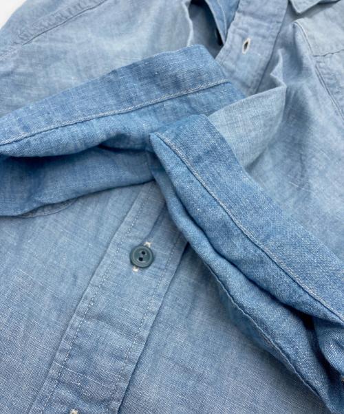 RRL（ダブルアールエル）RRL (ダブルアールエル) 半袖シャンブレーシャツ インディゴ サイズ:Sの古着・服飾アイテム