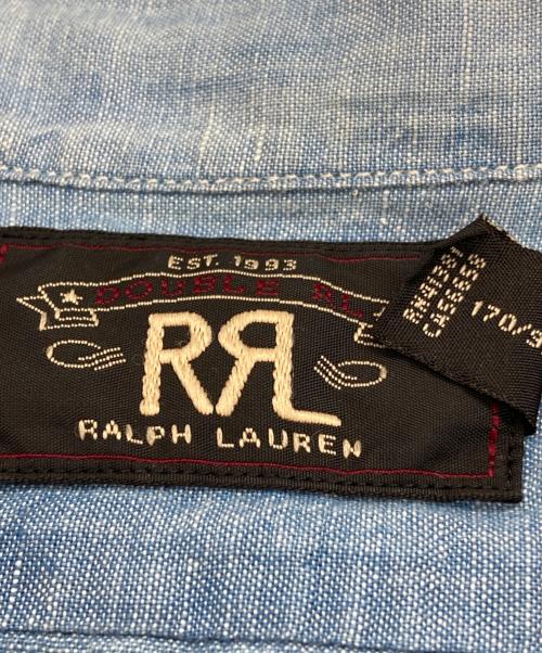 RRL（ダブルアールエル）RRL (ダブルアールエル) 半袖シャンブレーシャツ インディゴ サイズ:Sの古着・服飾アイテム