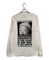 TASHIRO IS THE MOUTH (タシロ・イズ・ザ・マウス) MISHIMOTO IS THE MOUTH ロングスリーブプリントカットソー ホワイト サイズ:M：5000円
