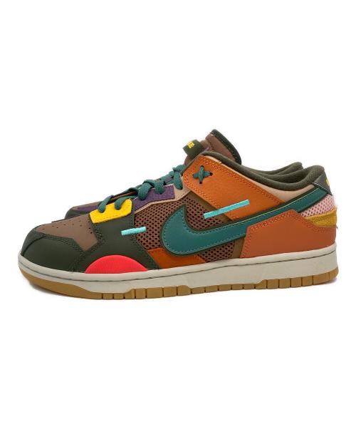 NIKE（ナイキ）NIKE (ナイキ) DUNK SCRAP ブラウン×オレンジ サイズ:28の古着・服飾アイテム
