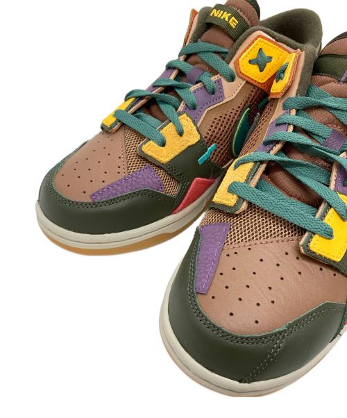 NIKE（ナイキ）NIKE (ナイキ) DUNK SCRAP ブラウン×オレンジ サイズ:28の古着・服飾アイテム