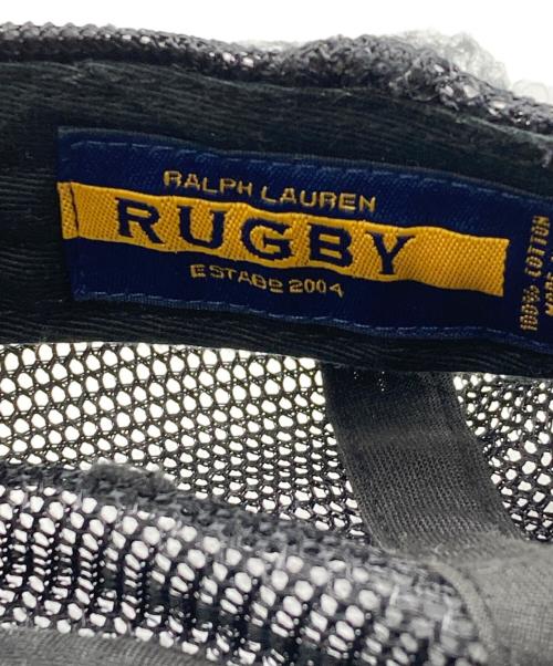 Rugby Ralph Lauren（ラグビーラルフローレン）Rugby Ralph Lauren (ラグビーラルフローレン) スカル刺繍キャップ ブラックの古着・服飾アイテム