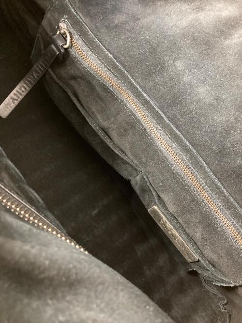 GIVENCHY（ジバンシィ）GIVENCHY (ジバンシィ) レザー切替カゴバッグ ブラックの古着・服飾アイテム