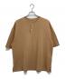 AURALEE（オーラリー）の古着「SUPER SOFT PIQUE HENLEY NECK」｜ベージュ