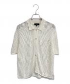 theoryセオリー）の古着「Neo Harbor Chain Mesh Shirt」｜ホワイト