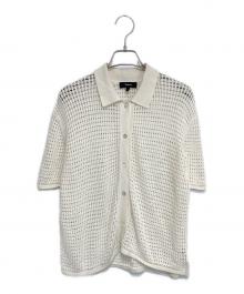 theory（セオリー）の古着「Neo Harbor Chain Mesh Shirt」｜ホワイト