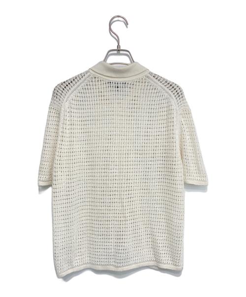 theory（セオリー）theory (セオリー) Neo Harbor Chain Mesh Shirt ホワイト サイズ:Sの古着・服飾アイテム