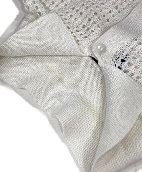 theory（セオリー）theory (セオリー) Neo Harbor Chain Mesh Shirt ホワイト サイズ:Sの古着・服飾アイテム