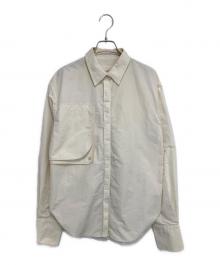 TODAYFUL（トゥデイフル）の古着「Asymmetry Pocket Shirts」｜アイボリー