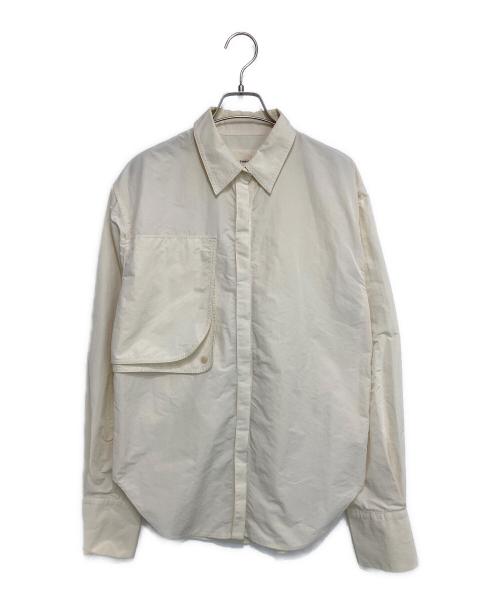 TODAYFUL（トゥデイフル）TODAYFUL (トゥデイフル) Asymmetry Pocket Shirts アイボリー サイズ:FREEの古着・服飾アイテム