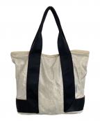 BRIEFINGブリーフィング）の古着「GLITTER CANVAS TOTE」｜ホワイト