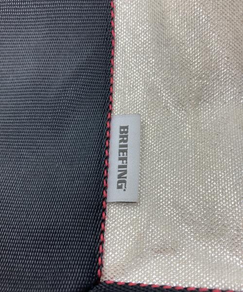 BRIEFING（ブリーフィング）BRIEFING (ブリーフィング) GLITTER CANVAS TOTE ホワイトの古着・服飾アイテム