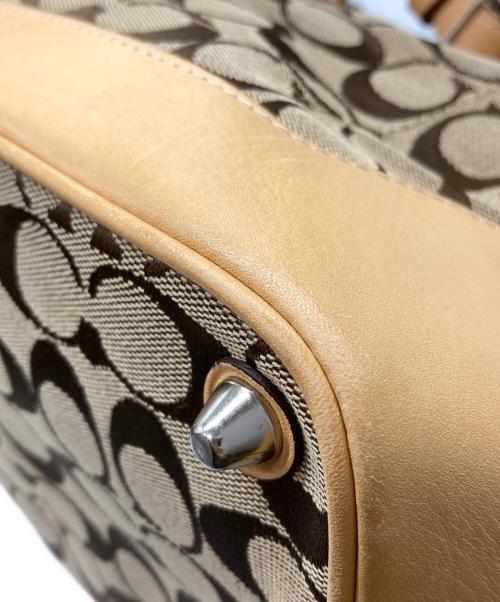 COACH（コーチ）COACH (コーチ) シグネチャー トートバッグ ベージュの古着・服飾アイテム