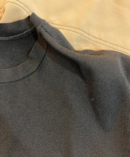 ADORE（アドーア）ADORE (アドーア) ドライタッチクロスワンピース ブラック×ベージュ サイズ:38の古着・服飾アイテム
