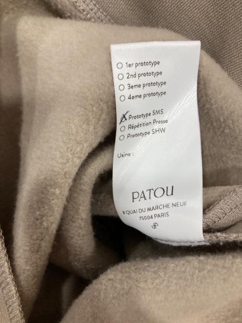 patou（パトゥ）patou (パトゥ) ボリュームスリーブジップアップジャケット ベージュ サイズ:Sの古着・服飾アイテム