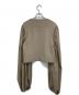 patou (パトゥ) ボリュームスリーブジップアップジャケット ベージュ サイズ:S：14000円