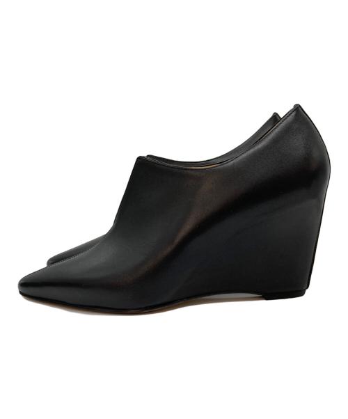 BEAUTIFUL SHOES（ビューティフルシューズ）BEAUTIFUL SHOES (ビューティフルシューズ) HYKE (ハイク) ウェッジヒールパンプス ブラック サイズ:240の古着・服飾アイテム