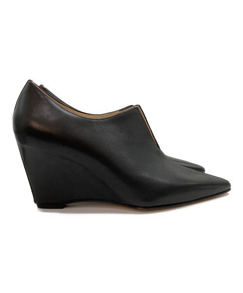BEAUTIFUL SHOES（ビューティフルシューズ）BEAUTIFUL SHOES (ビューティフルシューズ) HYKE (ハイク) ウェッジヒールパンプス ブラック サイズ:240の古着・服飾アイテム