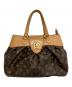 LOUIS VUITTON（ルイ ヴィトン）の古着「ボエシPM モノグラム ハンドバッグ」｜ブラウン×ベージュ