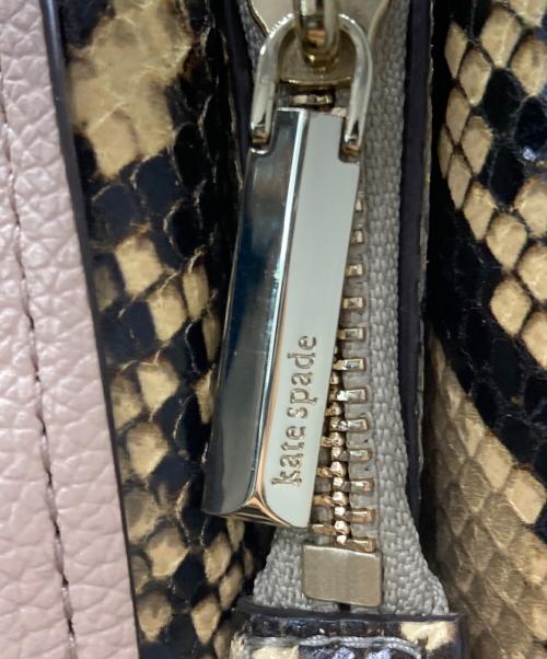 Kate Spade（ケイトスペード）Kate Spade (ケイトスペード) 2WAYショルダーバッグ ピンク×ボルドーの古着・服飾アイテム