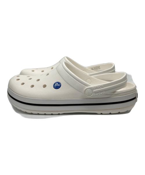 crocs（クロックス）crocs (クロックス) クロックバンド クロッグ ホワイト サイズ:M10の古着・服飾アイテム