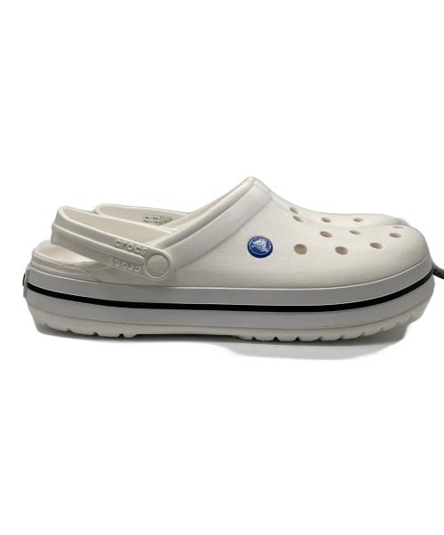 crocs（クロックス）crocs (クロックス) クロックバンド クロッグ ホワイト サイズ:M10の古着・服飾アイテム