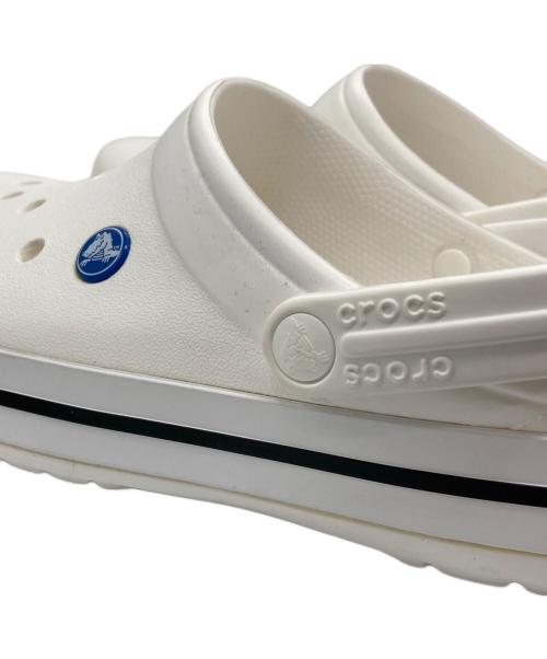 crocs（クロックス）crocs (クロックス) クロックバンド クロッグ ホワイト サイズ:M10の古着・服飾アイテム