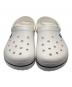 中古・古着 crocs (クロックス) クロックバンド クロッグ ホワイト サイズ:M10：5000円