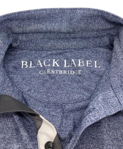 BLACK LABEL CRESTBRIDGE（ブラックレーベル クレストブリッジ）BLACK LABEL CRESTBRIDGE (ブラックレーベル クレストブリッジ) エンブレム刺繍ポロシャツ ブルー サイズ:Mの古着・服飾アイテム