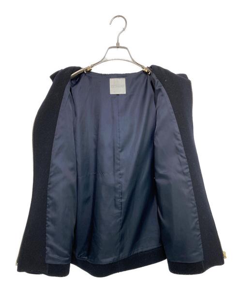 MACKINTOSH PHILOSOPHY（マッキントッシュ フィロソフィー）MACKINTOSH PHILOSOPHY (マッキントッシュ フィロソフィー) ウールジップジャケット ネイビー サイズ:36の古着・服飾アイテム