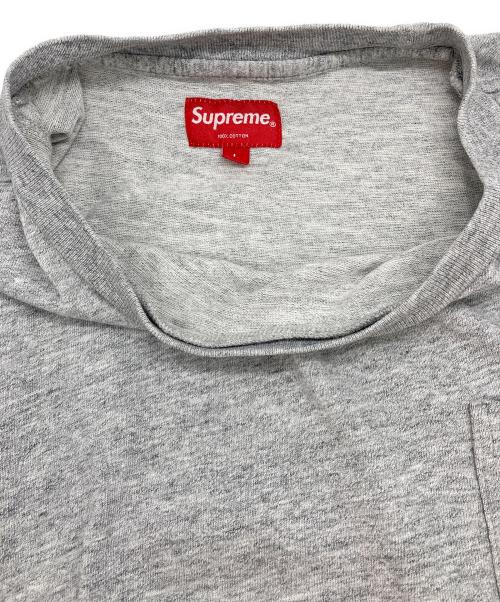 SUPREME（シュプリーム）SUPREME (シュプリーム) ポケットTシャツ グレー サイズ:Lの古着・服飾アイテム
