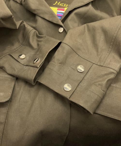 HERNO（ヘルノ）HERNO (ヘルノ) コットンボンディングフーデッドコート カーキ サイズ:42の古着・服飾アイテム