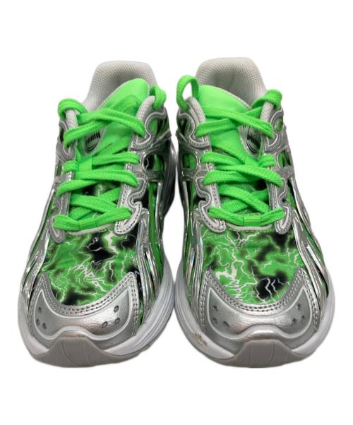 PUMA（プーマ）PUMA (プーマ) RIPNDIP (リップンディップ) INVERSE RIPNDIP PUMA SILVER-FLURO GREEN PES グリーン×シルバー サイズ:US8.5の古着・服飾アイテム