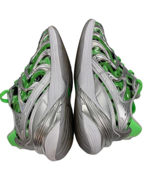 PUMA（プーマ）PUMA (プーマ) RIPNDIP (リップンディップ) INVERSE RIPNDIP PUMA SILVER-FLURO GREEN PES グリーン×シルバー サイズ:US8.5の古着・服飾アイテム