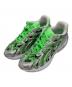 PUMA（プーマ）の古着「INVERSE RIPNDIP PUMA SILVER-FLURO GREEN PES」｜グリーン×シルバー