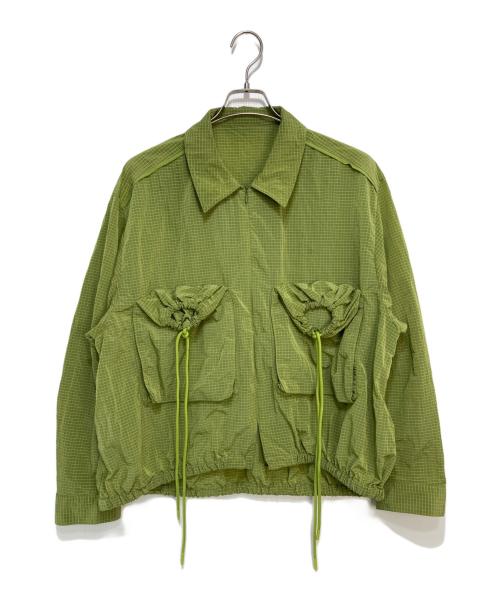 MAISON SPECIAL（メゾンスペシャル）MAISON SPECIAL (メゾンスペシャル) Ripstop Blouson ライムグリーン サイズ:FREEの古着・服飾アイテム