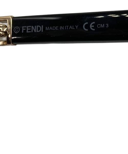 FENDI（フェンディ）FENDI (フェンディ) FFロゴ ボストンサングラス ブラウン×オレンジ サイズ:57□17-145の古着・服飾アイテム