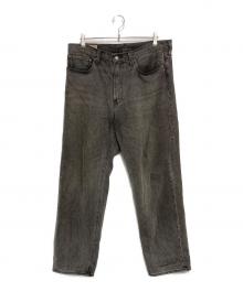 LEVI'S PReMIUM（リーバイス プレミアム）の古着「568 STAY LOOSE ジーンズ ブラック」｜グレー