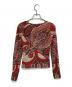 ETRO (エトロ) ペイズリー柄カットソー レッド×ブラック サイズ:40：7000円