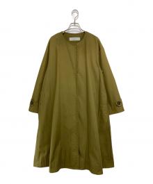 JOURNAL STANDARD（ジャーナルスタンダード）の古着「コットンナイロンギャバフレアコート」｜カーキ