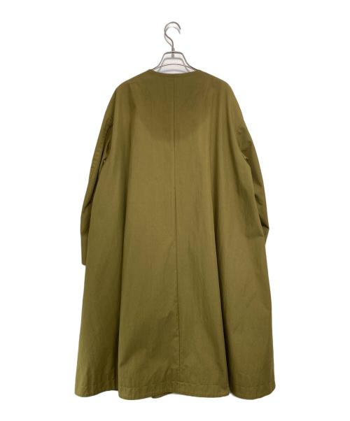 JOURNAL STANDARD（ジャーナルスタンダード）JOURNAL STANDARD (ジャーナルスタンダード) コットンナイロンギャバフレアコート カーキ サイズ:38の古着・服飾アイテム