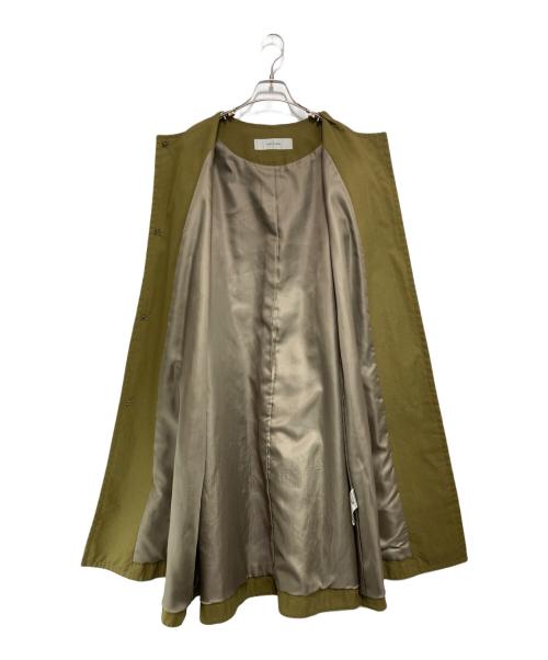 JOURNAL STANDARD（ジャーナルスタンダード）JOURNAL STANDARD (ジャーナルスタンダード) コットンナイロンギャバフレアコート カーキ サイズ:38の古着・服飾アイテム