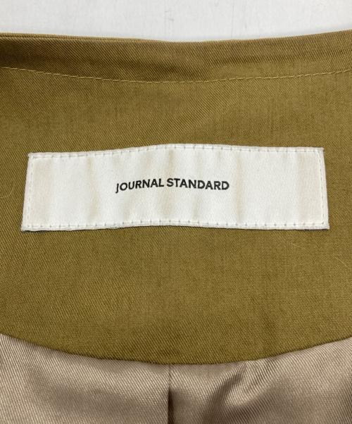 JOURNAL STANDARD（ジャーナルスタンダード）JOURNAL STANDARD (ジャーナルスタンダード) コットンナイロンギャバフレアコート カーキ サイズ:38の古着・服飾アイテム