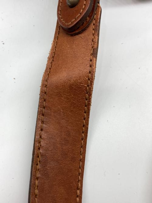 RALPH LAUREN（ラルフローレン）RALPH LAUREN (ラルフローレン) メッセンジャーバッグ グリーン×ブラウンの古着・服飾アイテム