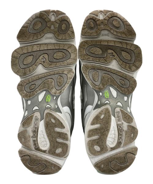 NEW BALANCE（ニューバランス）NEW BALANCE (ニューバランス) スニーカー ホワイト×グリーン サイズ:27cmの古着・服飾アイテム