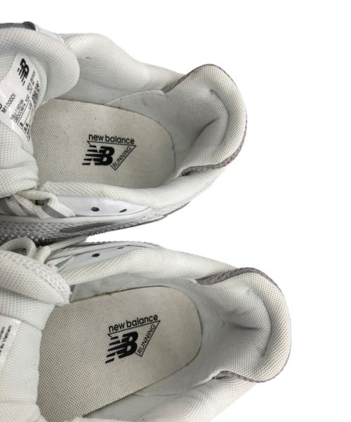 NEW BALANCE（ニューバランス）NEW BALANCE (ニューバランス) スニーカー ホワイト×グリーン サイズ:27cmの古着・服飾アイテム