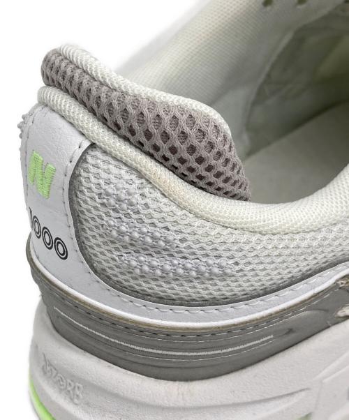 NEW BALANCE（ニューバランス）NEW BALANCE (ニューバランス) スニーカー ホワイト×グリーン サイズ:27cmの古着・服飾アイテム