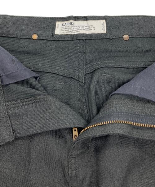 DAIRIKU（ダイリク）DAIRIKU (ダイリク) Pressed Pant グレー サイズ:29の古着・服飾アイテム