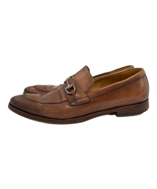 GUCCI（グッチ）GUCCI (グッチ) ホースビットローファー ブラウン サイズ:8 1/2の古着・服飾アイテム