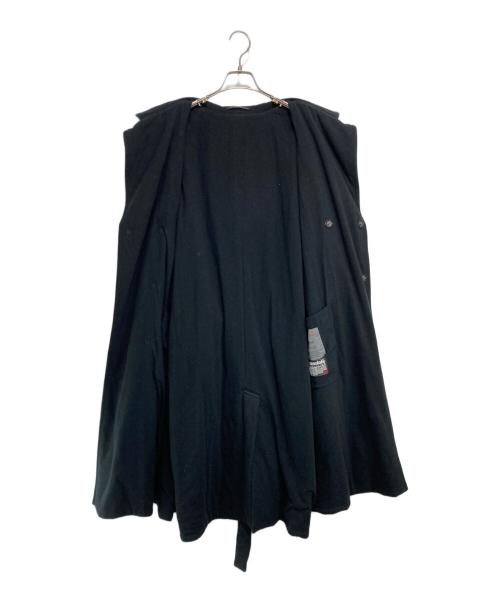 yohji yamamoto+noir（ヨウジヤマモトプリュスノアール）yohji yamamoto+noir (ヨウジヤマモトプリュスノアール) 16AW コットンフーデッドコート ブラック サイズ:2の古着・服飾アイテム